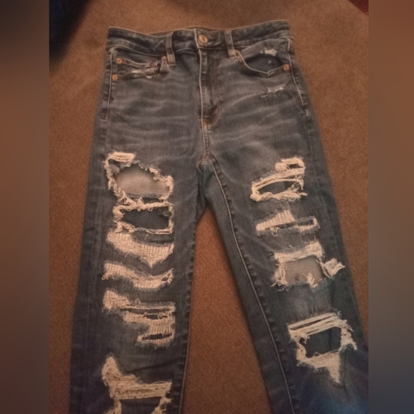 American Eagle Super Hi-Rise Jeggings Women's Size 6 - Picture 1 of 6